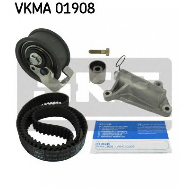 VKMA 01908 SKF Комплект (ремінь+ролики)